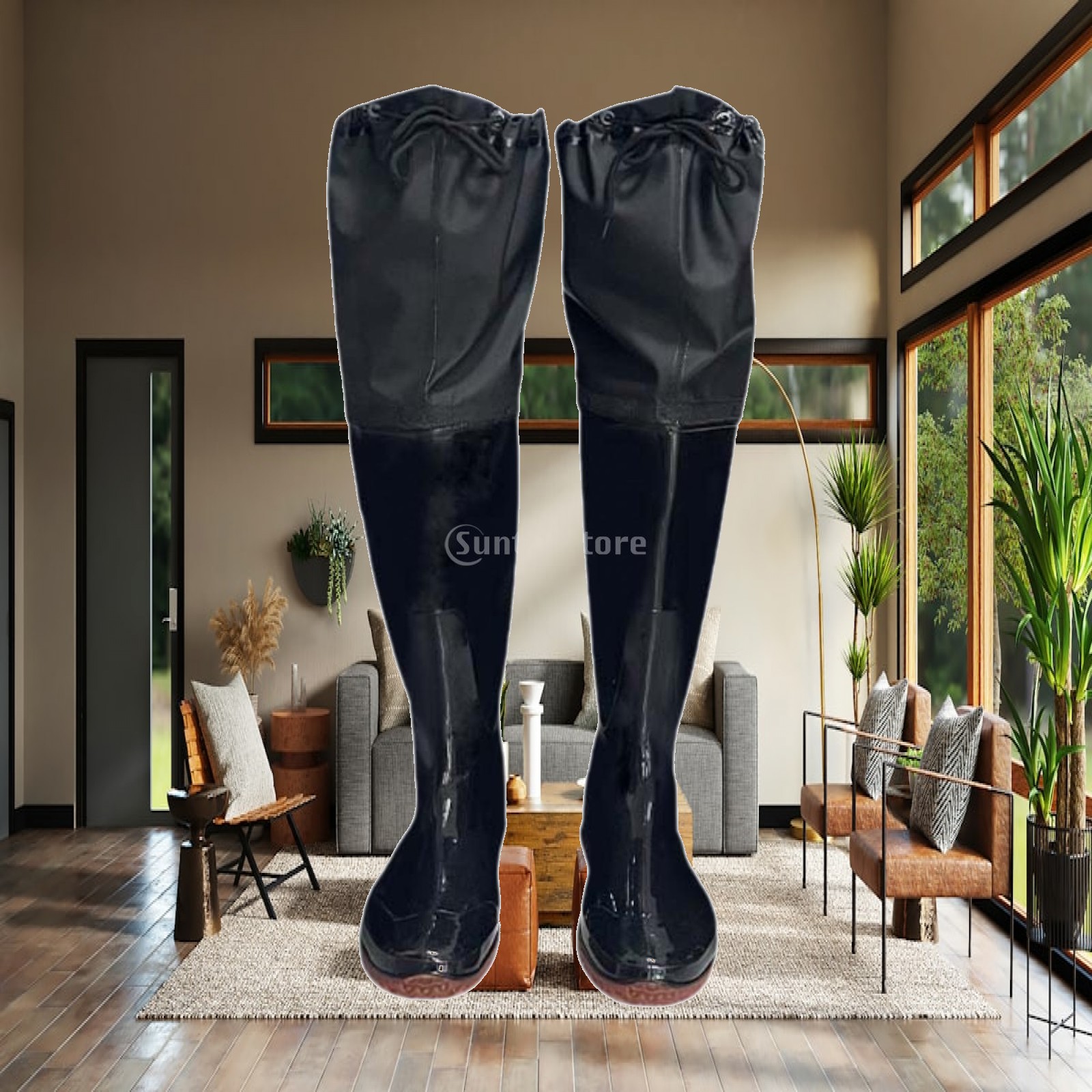 Fishing Pants Waterproof - Waterproof Hunting Bootfoot Hip Waders with