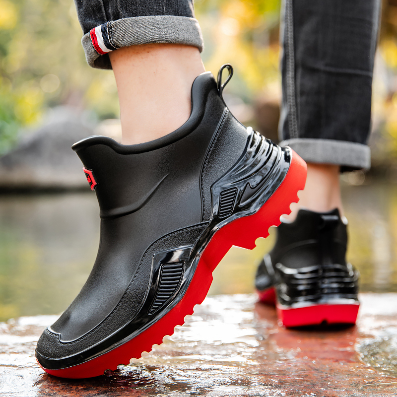 Fishing Boots - Unisex Rain Shoes Outdoor Non-slip Men's