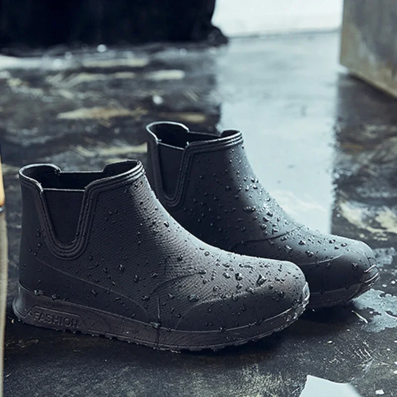 Fishing Boots - New Fashion Men's Rain Boots Rubber