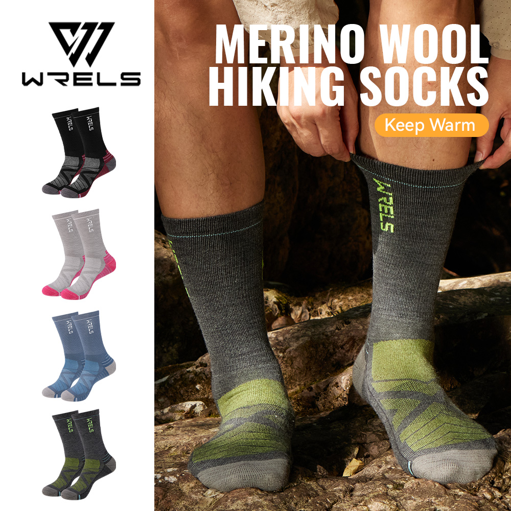Fishing Socks - WRELS 1/2/3 Merino Wool Socks Thermal