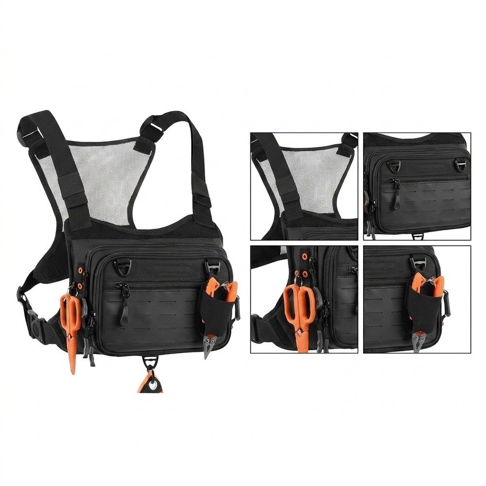 Fly Fishing Chest Pack Backpac - Fishing Vest recension och pris
