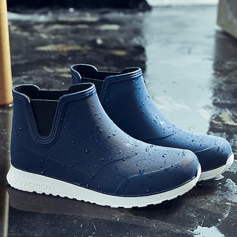 New Fashion Men's Rain Boots R - Fishing Boots recension och pris