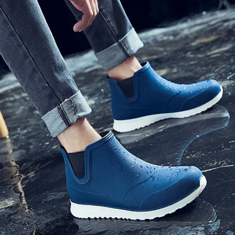 New Fashion Men's Rain Boots R - Fishing Boots recension och pris