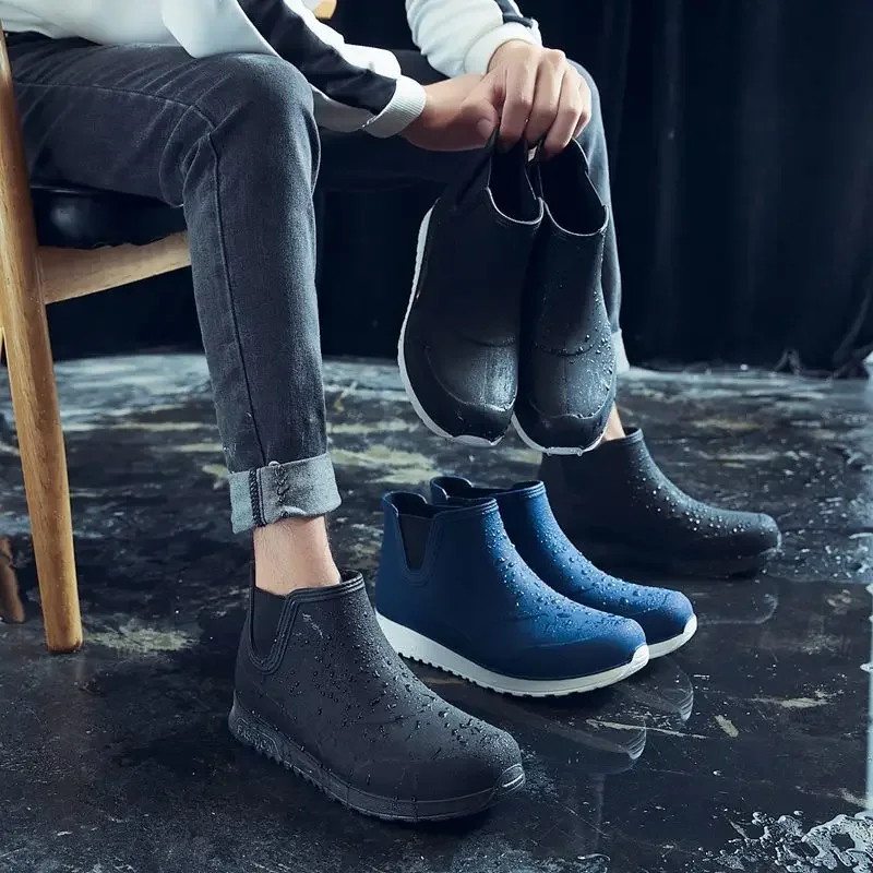 New Fashion Men's Rain Boots R - Fishing Boots recension och pris