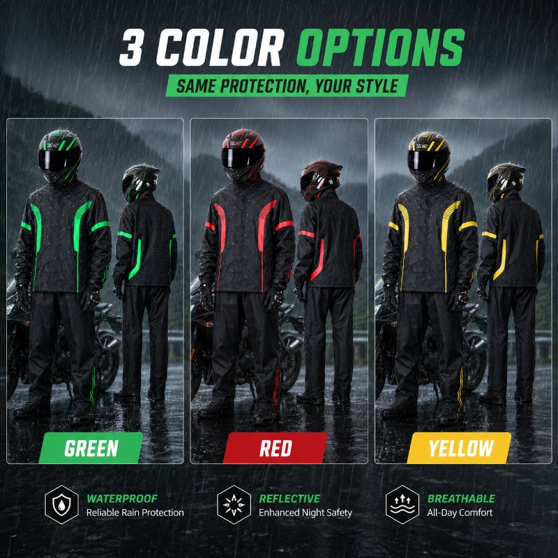 Motorcycle Rain Suit Waterproo - Fishing Rain Suit recension och pris