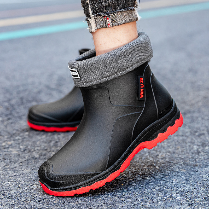 Men's New Rain Boots Short Tub - Fishing Boots recension och pris