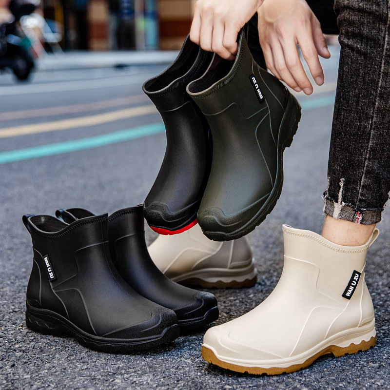 Men's New Rain Boots Short Tub - Fishing Boots recension och pris